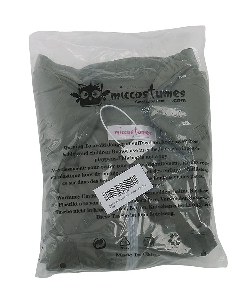 Miccostumes ميككوستومز بدلة نينجا رجالية كوزبلاي هالوين (X-Small) - Image 5